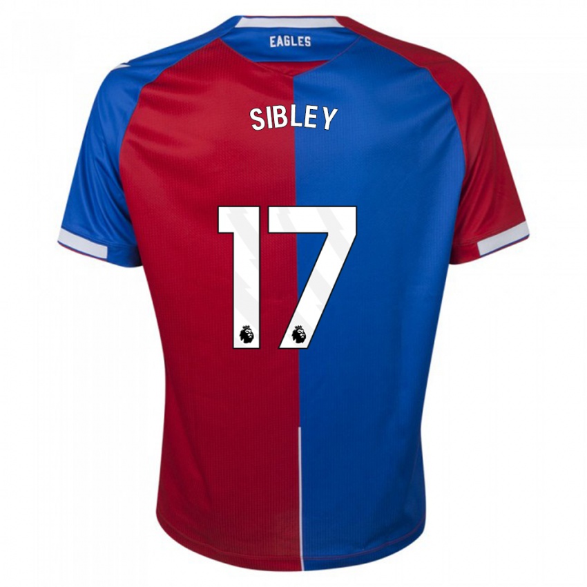 Niño Camiseta Isabella Sibley #17 Rojo Azul 1ª Equipación 2023/24 La Camisa Perú