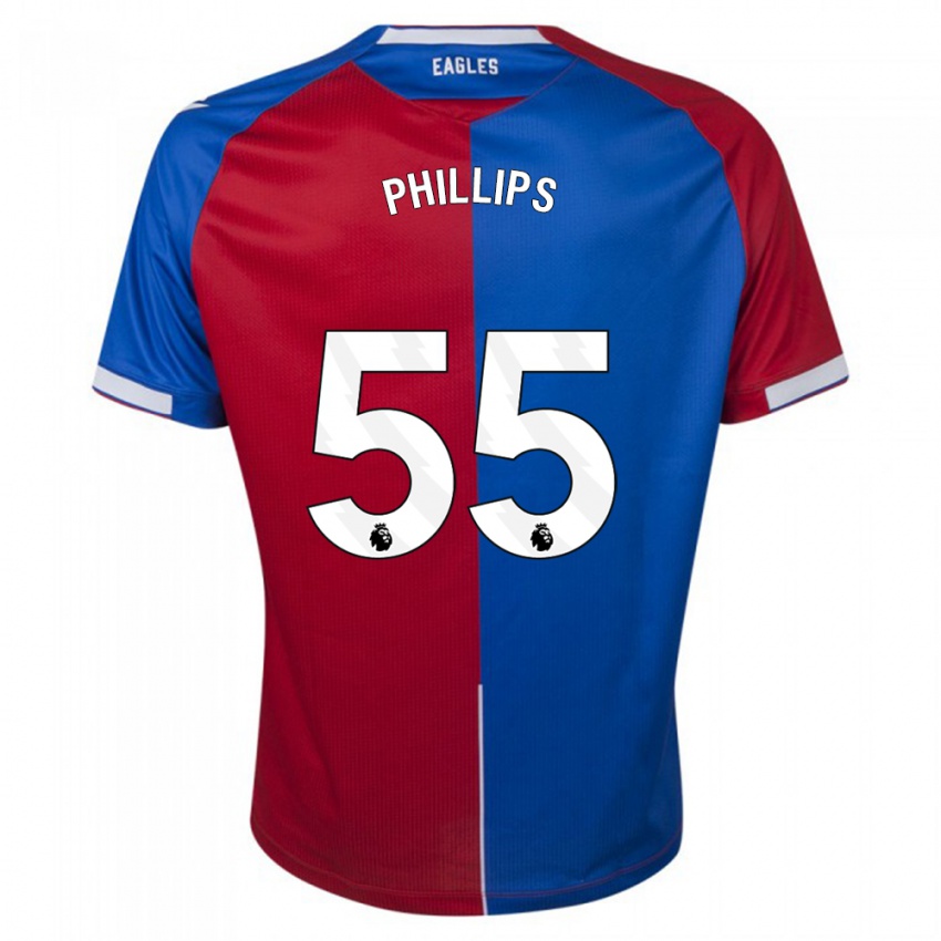 Niño Camiseta Killian Phillips #55 Rojo Azul 1ª Equipación 2023/24 La Camisa Perú