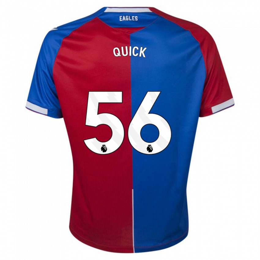 Niño Camiseta Daniel Quick #56 Rojo Azul 1ª Equipación 2023/24 La Camisa Perú