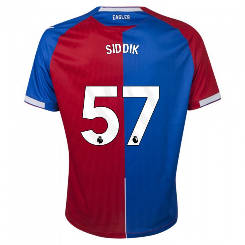 Niño Camiseta Cardo Siddik #57 Rojo Azul 1ª Equipación 2023/24 La Camisa Perú