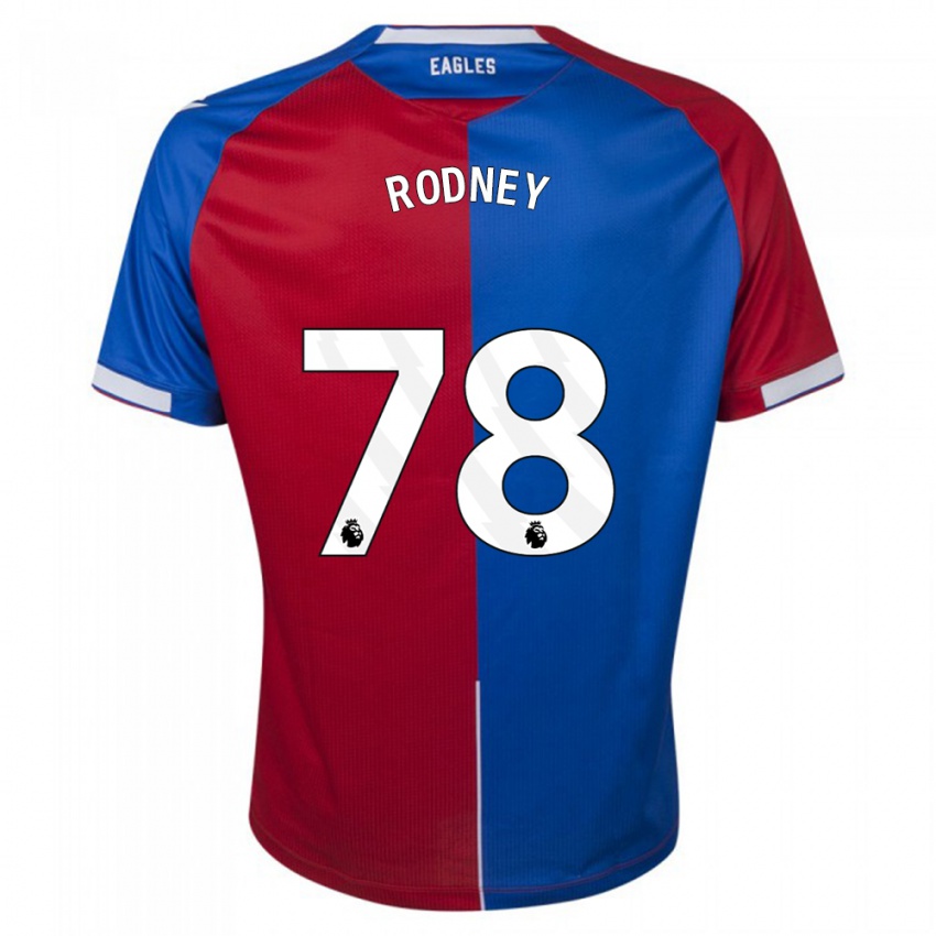 Niño Camiseta Kaden Rodney #78 Rojo Azul 1ª Equipación 2023/24 La Camisa Perú