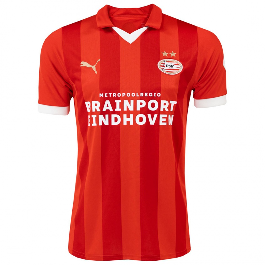 Niño Camiseta Desiree Van Lunteren #10 Rojo 1ª Equipación 2023/24 La Camisa Perú