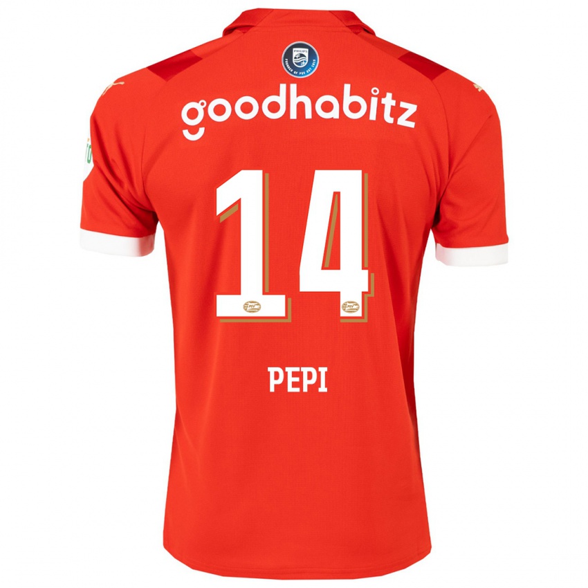 Niño Camiseta Ricardo Pepi #14 Rojo 1ª Equipación 2023/24 La Camisa Perú