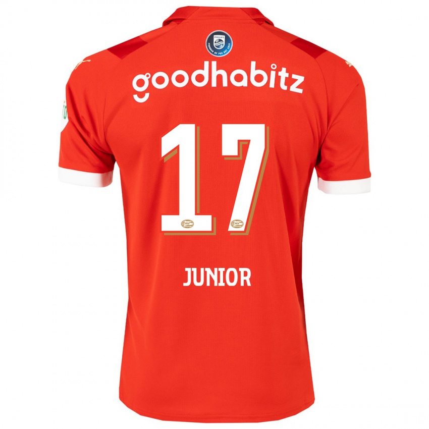 Niño Camiseta Mauro Junior #17 Rojo 1ª Equipación 2023/24 La Camisa Perú