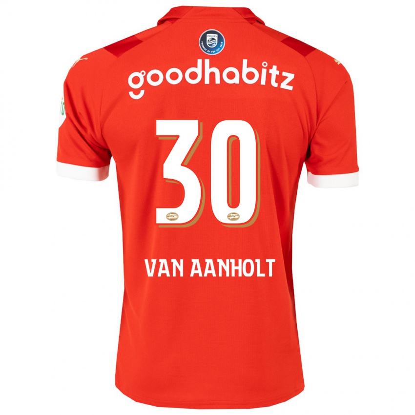 Niño Camiseta Patrick Van Aanholt #30 Rojo 1ª Equipación 2023/24 La Camisa Perú