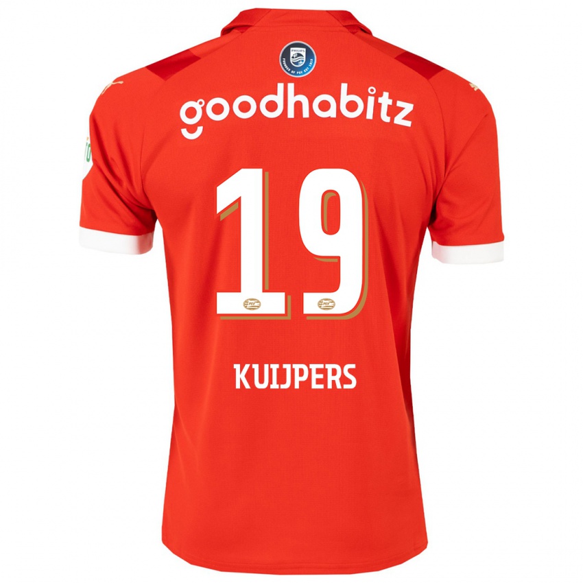 Niño Camiseta Jeslynn Kuijpers #19 Rojo 1ª Equipación 2023/24 La Camisa Perú