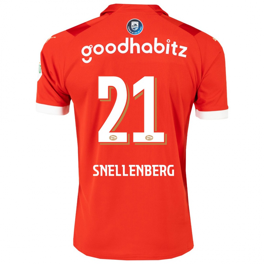 Niño Camiseta Maxime Snellenberg #21 Rojo 1ª Equipación 2023/24 La Camisa Perú