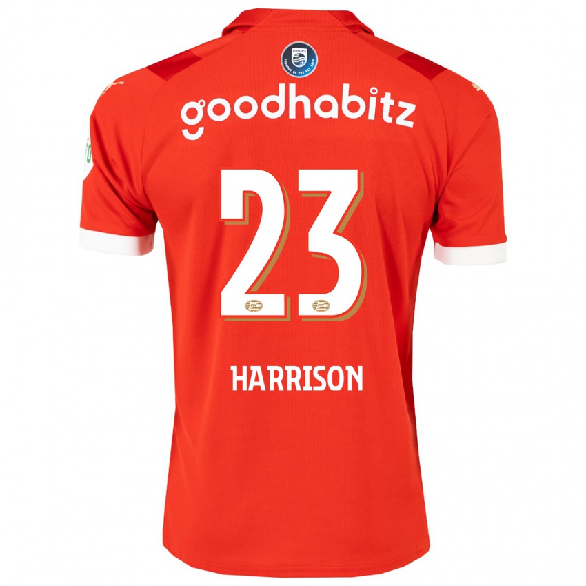 Niño Camiseta Amy Harrison #23 Rojo 1ª Equipación 2023/24 La Camisa Perú