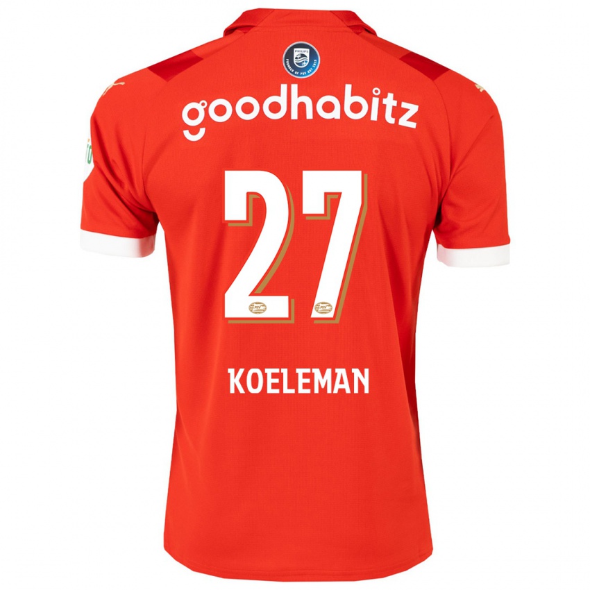 Niño Camiseta Senna Koeleman #27 Rojo 1ª Equipación 2023/24 La Camisa Perú