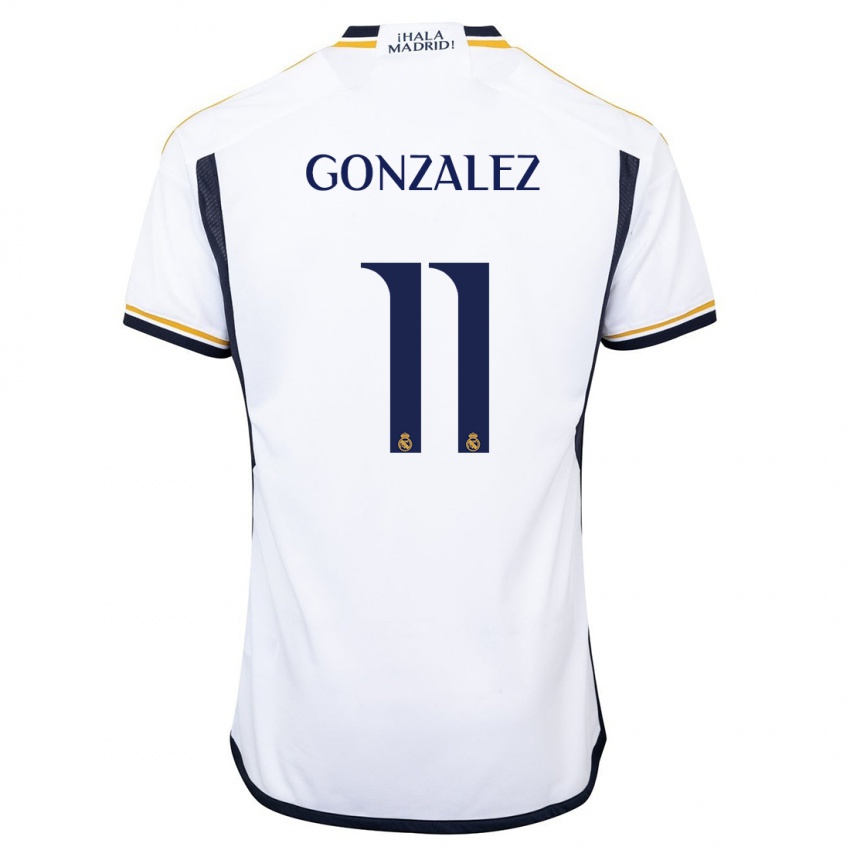 Niño Camiseta Peter Gonzalez #11 Blanco 1ª Equipación 2023/24 La Camisa Perú