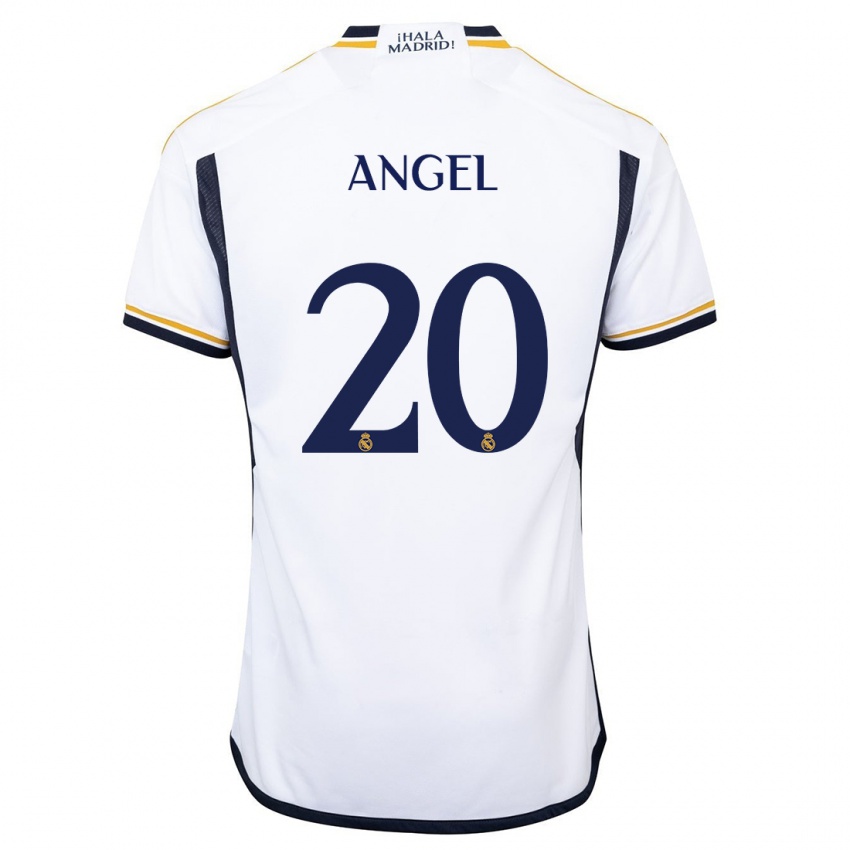 Niño Camiseta Manuel Angel #20 Blanco 1ª Equipación 2023/24 La Camisa Perú