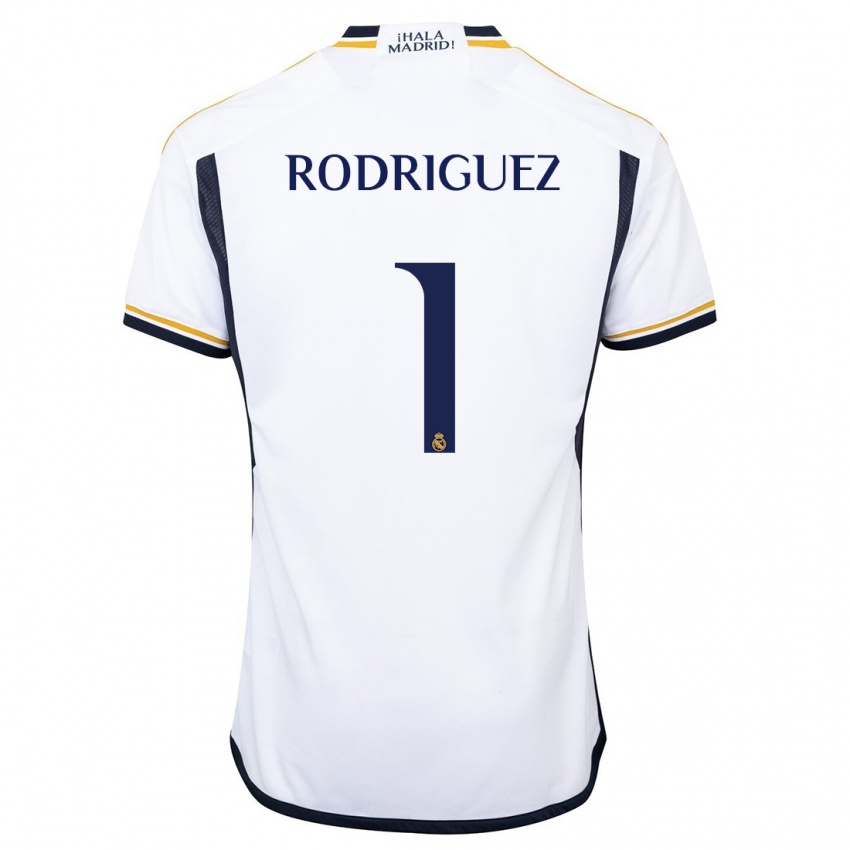 Niño Camiseta Misa Rodriguez #1 Blanco 1ª Equipación 2023/24 La Camisa Perú