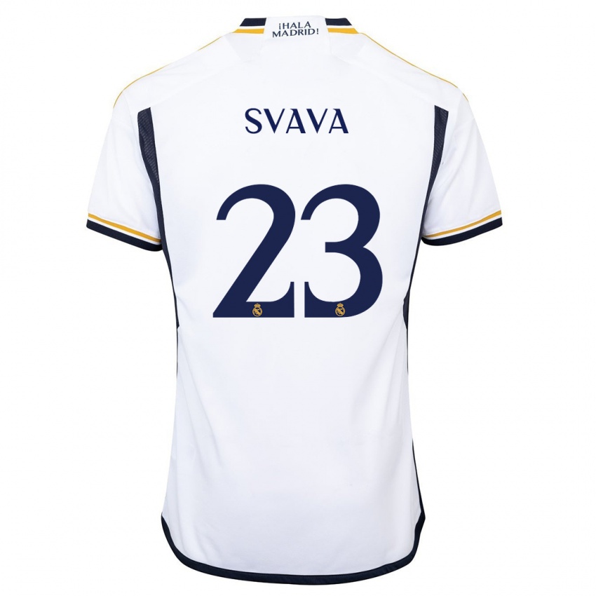 Niño Camiseta Sofie Svava #23 Blanco 1ª Equipación 2023/24 La Camisa Perú