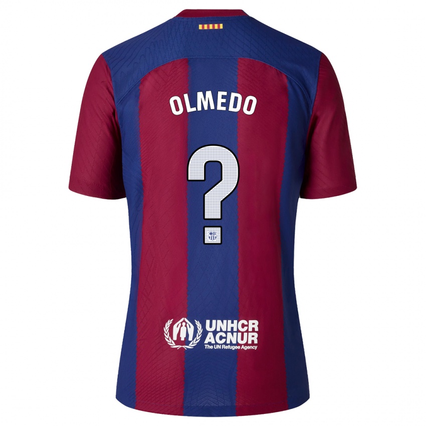 Niño Camiseta Alexis Olmedo #0 Rojo Azul 1ª Equipación 2023/24 La Camisa Perú