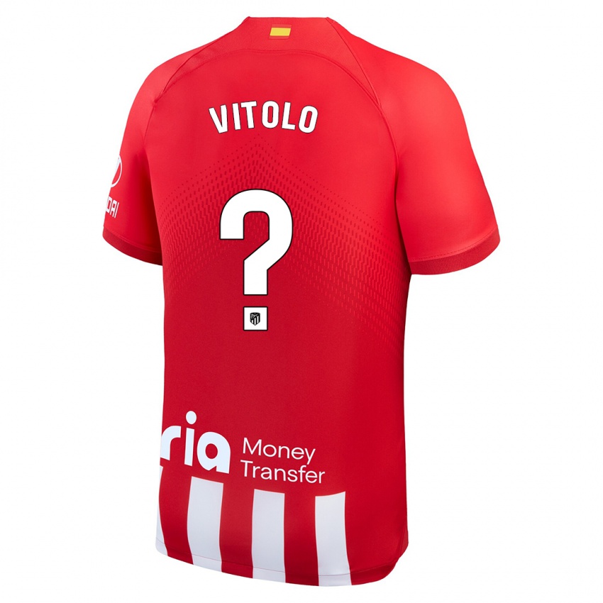 Niño Camiseta Vitolo #0 Rojo Blanco 1ª Equipación 2023/24 La Camisa Perú