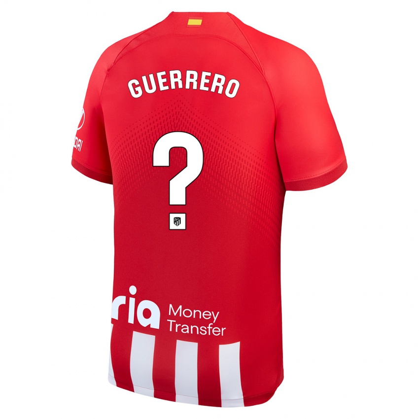 Niño Camiseta Sergio Guerrero #0 Rojo Blanco 1ª Equipación 2023/24 La Camisa Perú