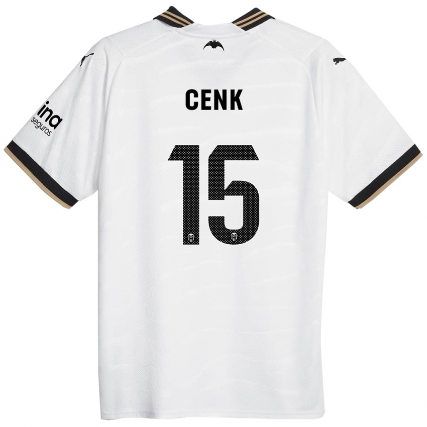 Niño Camiseta Cenk Ozkacar #15 Blanco 1ª Equipación 2023/24 La Camisa Perú