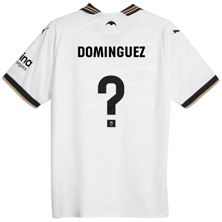 Niño Camiseta Mario Dominguez #0 Blanco 1ª Equipación 2023/24 La Camisa Perú