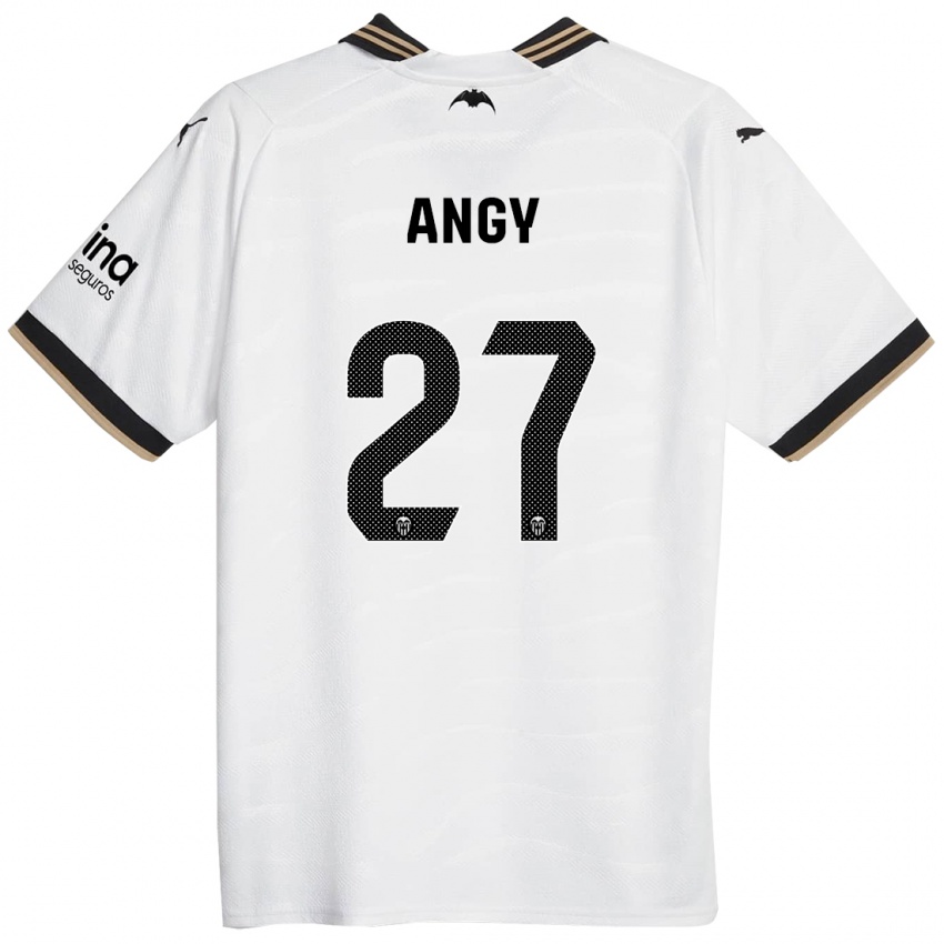 Niño Camiseta Angy #27 Blanco 1ª Equipación 2023/24 La Camisa Perú