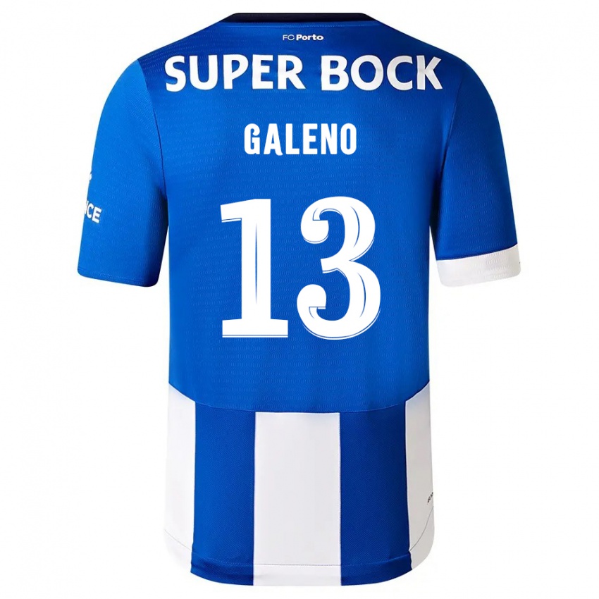 Niño Camiseta Galeno #13 Azul Blanco 1ª Equipación 2023/24 La Camisa Perú