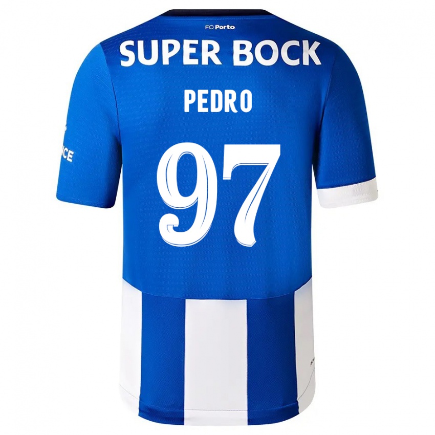 Niño Camiseta Zé Pedro #97 Azul Blanco 1ª Equipación 2023/24 La Camisa Perú