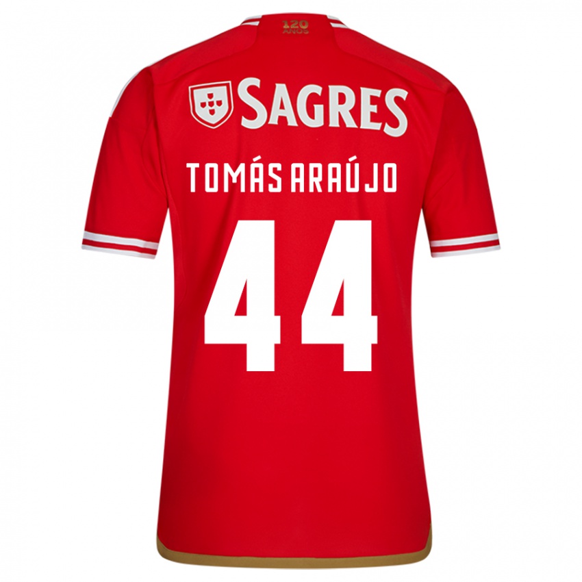 Niño Camiseta Tomás Araújo #44 Rojo 1ª Equipación 2023/24 La Camisa Perú