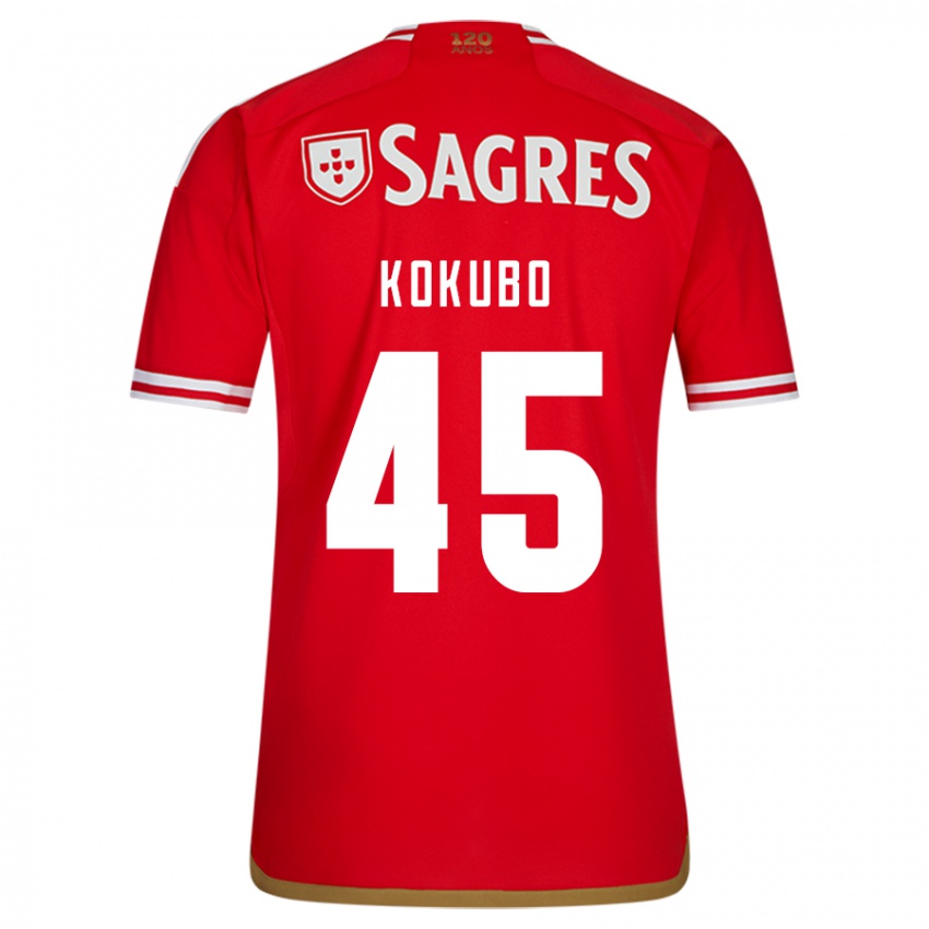 Niño Camiseta Leo Kokubo #45 Rojo 1ª Equipación 2023/24 La Camisa Perú