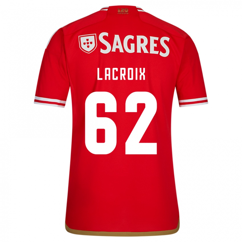 Niño Camiseta Lenny Lacroix #62 Rojo 1ª Equipación 2023/24 La Camisa Perú