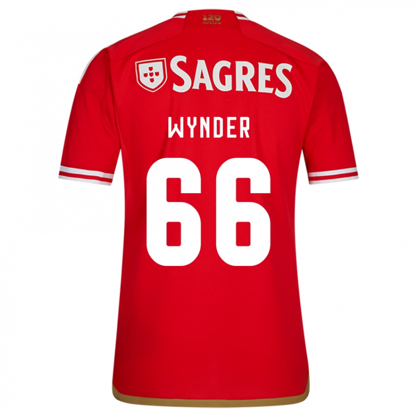 Niño Camiseta Joshua Wynder #66 Rojo 1ª Equipación 2023/24 La Camisa Perú