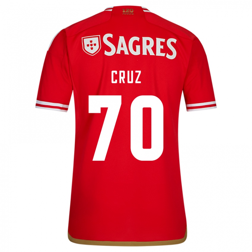 Niño Camiseta Filipe Cruz #70 Rojo 1ª Equipación 2023/24 La Camisa Perú