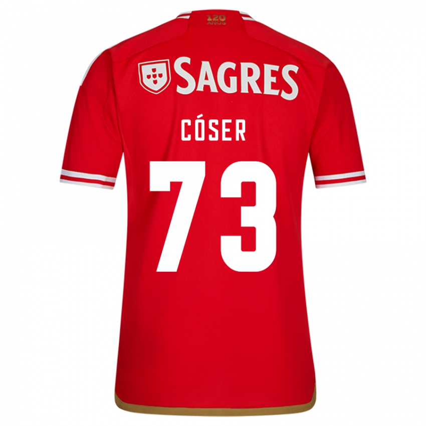 Niño Camiseta Tiago Cóser #73 Rojo 1ª Equipación 2023/24 La Camisa Perú