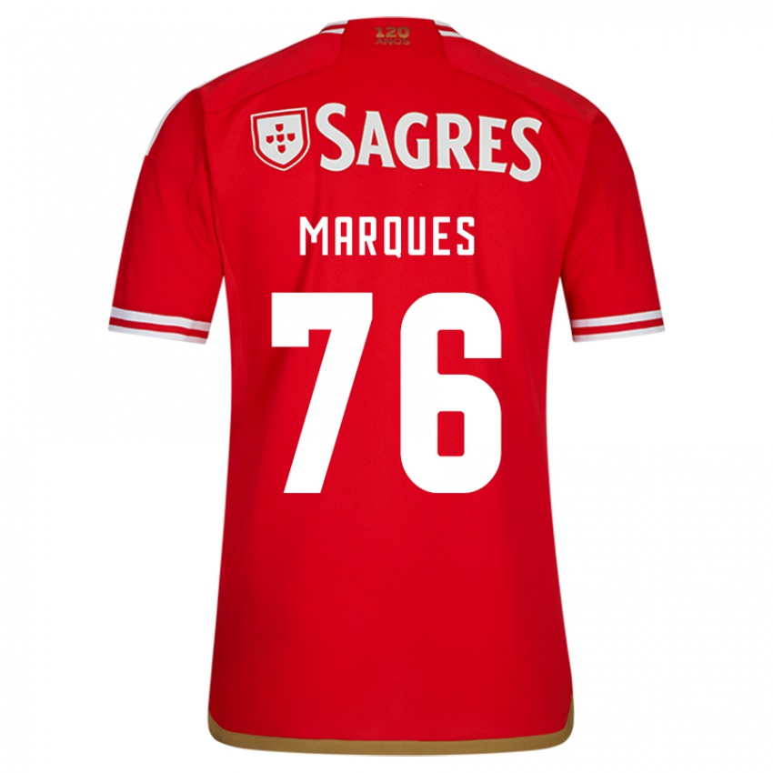 Niño Camiseta Gustavo Marques #76 Rojo 1ª Equipación 2023/24 La Camisa Perú