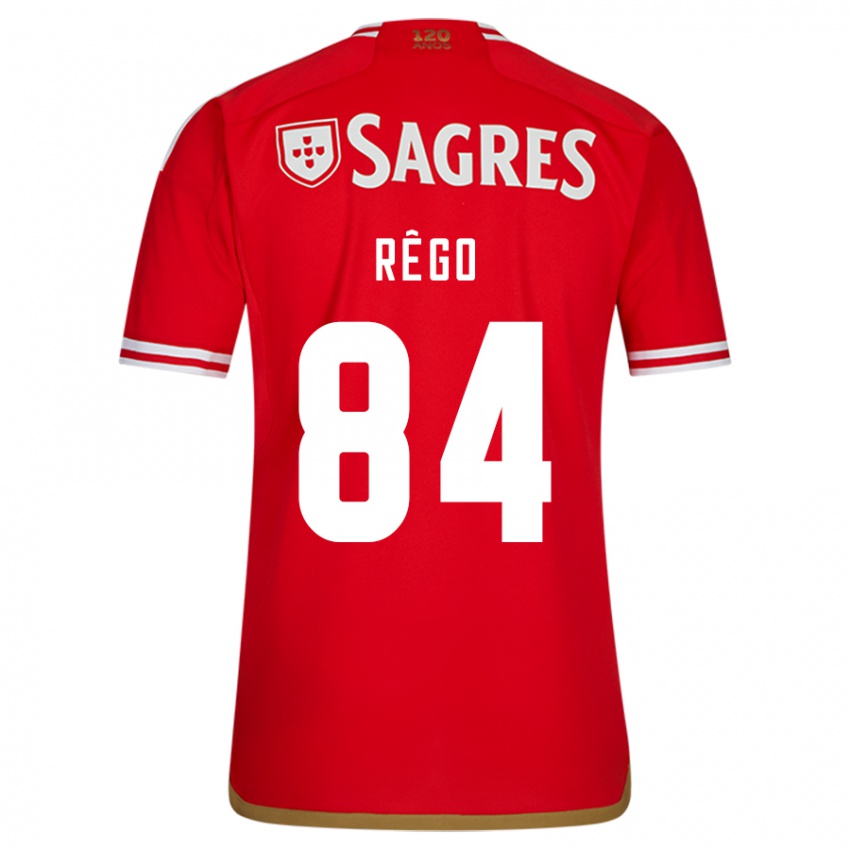 Niño Camiseta João Rêgo #84 Rojo 1ª Equipación 2023/24 La Camisa Perú