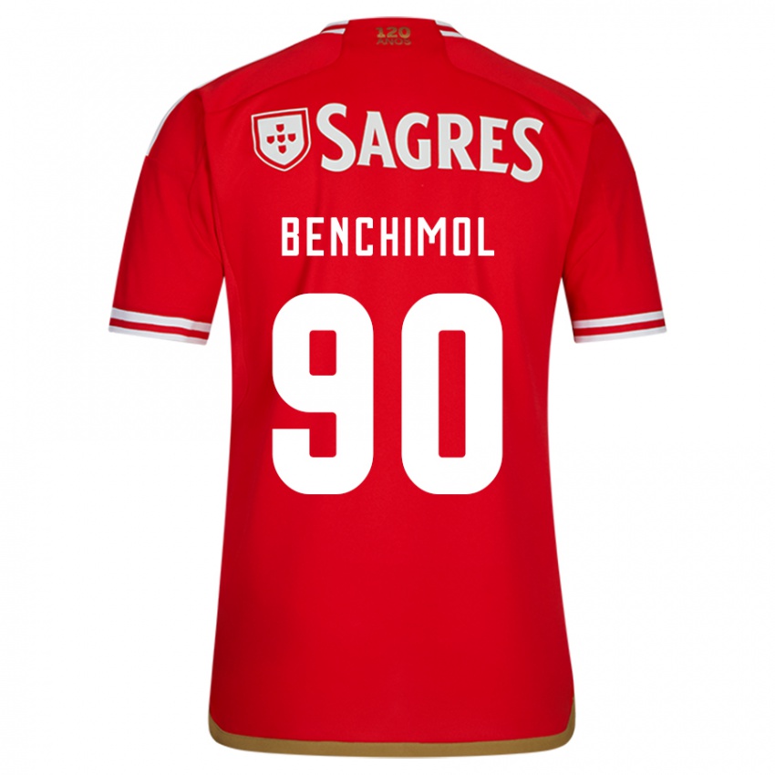 Niño Camiseta Benchimol #90 Rojo 1ª Equipación 2023/24 La Camisa Perú