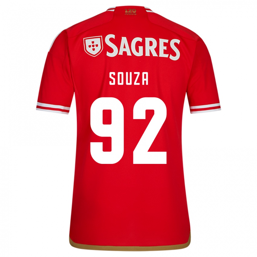 Niño Camiseta Pedro Souza #92 Rojo 1ª Equipación 2023/24 La Camisa Perú