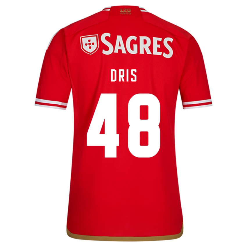 Niño Camiseta Sofiane Dris #48 Rojo 1ª Equipación 2023/24 La Camisa Perú