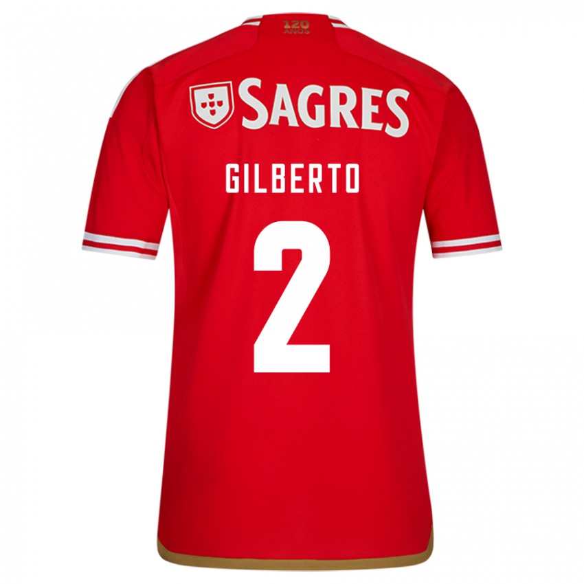 Niño Camiseta Gilberto #2 Rojo 1ª Equipación 2023/24 La Camisa Perú