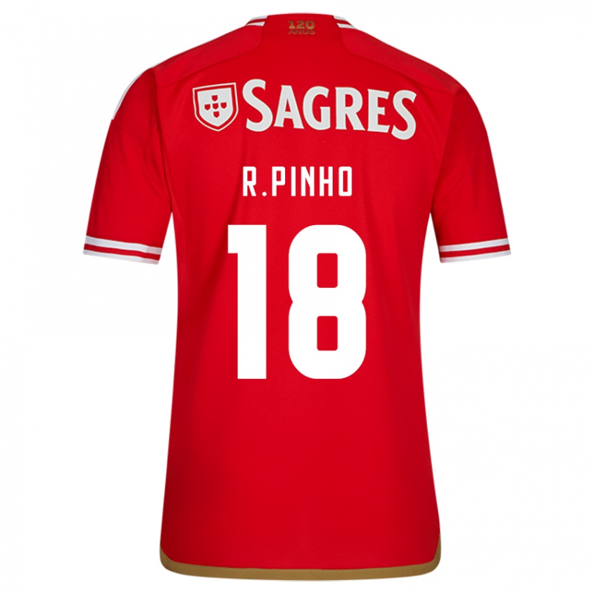 Niño Camiseta Rodrigo Pinho #18 Rojo 1ª Equipación 2023/24 La Camisa Perú