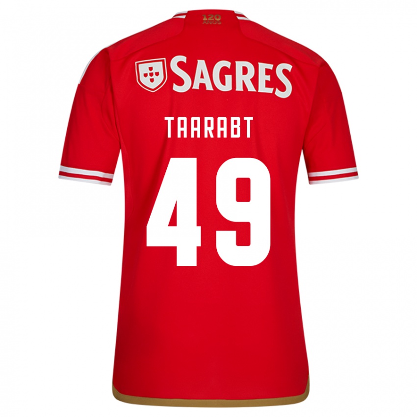 Niño Camiseta Adel Taarabt #49 Rojo 1ª Equipación 2023/24 La Camisa Perú