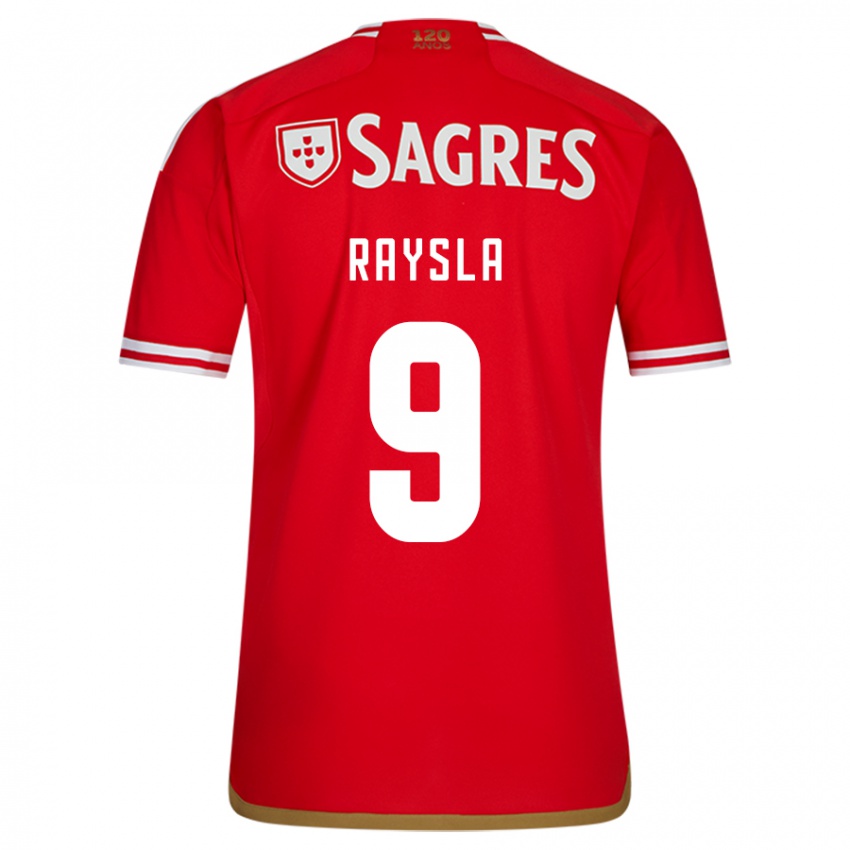 Niño Camiseta Nycole Raysla #9 Rojo 1ª Equipación 2023/24 La Camisa Perú