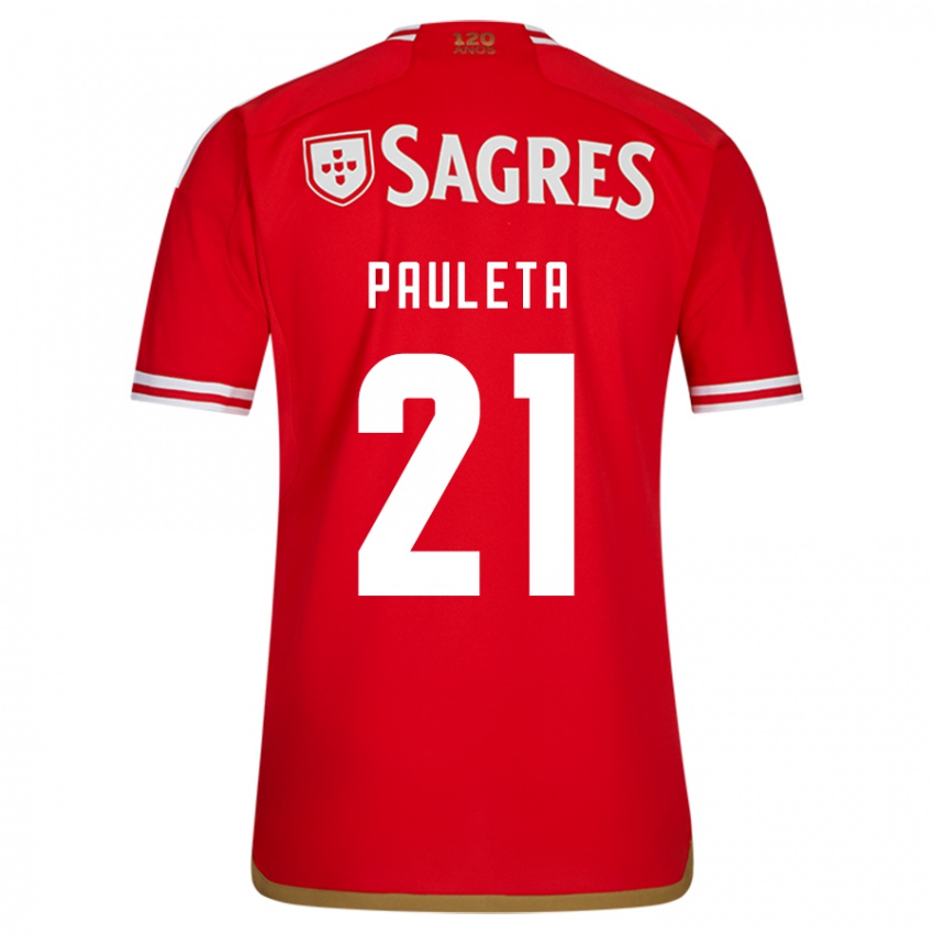 Niño Camiseta Pauleta #21 Rojo 1ª Equipación 2023/24 La Camisa Perú