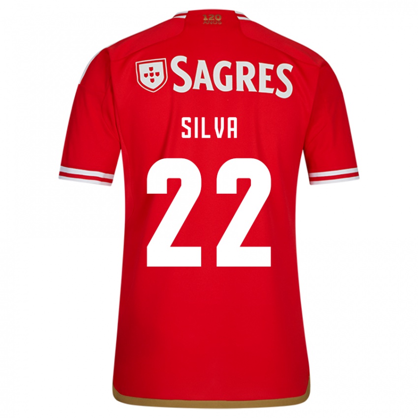 Niño Camiseta Amelia Silva #22 Rojo 1ª Equipación 2023/24 La Camisa Perú