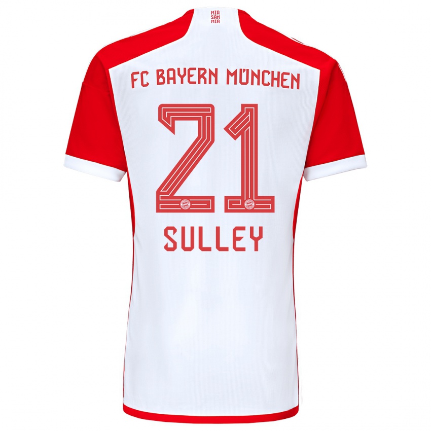 Niño Camiseta Williams Baffour Sulley #21 Rojo Blanco 1ª Equipación 2023/24 La Camisa Perú