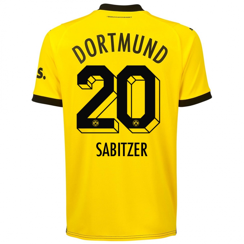 Niño Camiseta Marcel Sabitzer #20 Amarillo 1ª Equipación 2023/24 La Camisa Perú