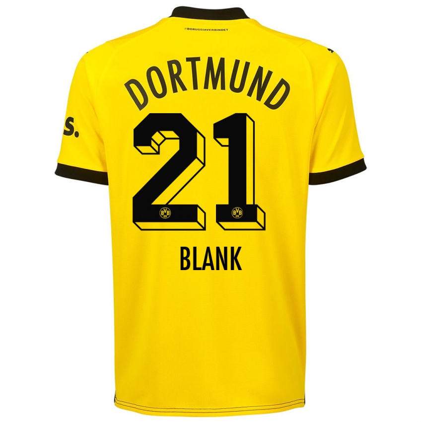 Niño Camiseta Hendry Blank #21 Amarillo 1ª Equipación 2023/24 La Camisa Perú