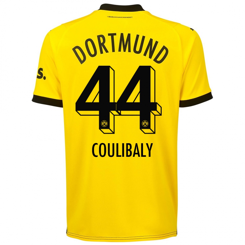 Niño Camiseta Soumaila Coulibaly #44 Amarillo 1ª Equipación 2023/24 La Camisa Perú