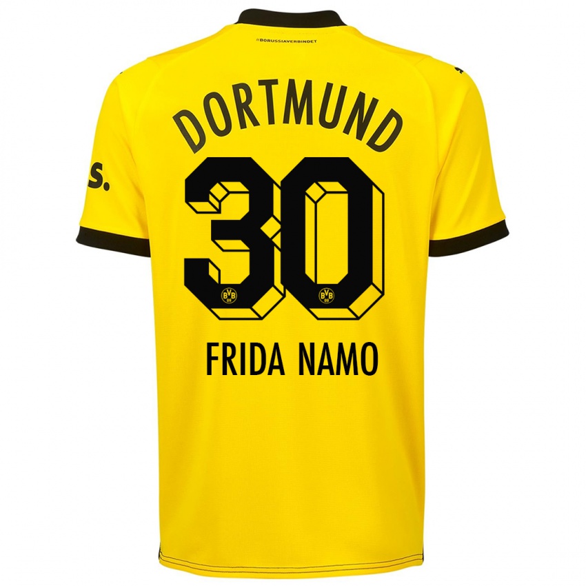 Niño Camiseta Ronning Frida Namo #30 Amarillo 1ª Equipación 2023/24 La Camisa Perú