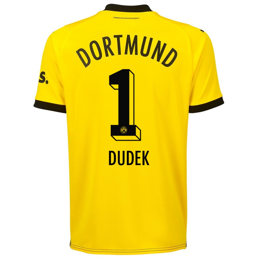 Niño Camiseta Daniel Dudek #1 Amarillo 1ª Equipación 2023/24 La Camisa Perú