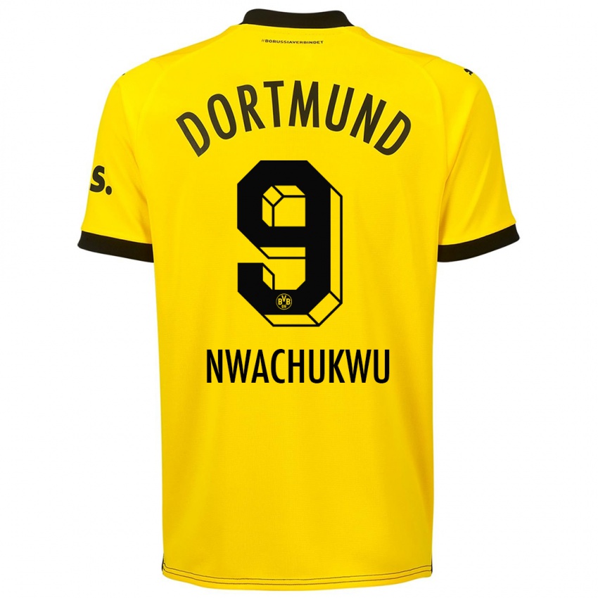 Niño Camiseta Isaak Nwachukwu #9 Amarillo 1ª Equipación 2023/24 La Camisa Perú