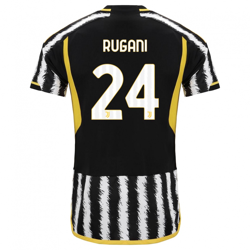 Niño Camiseta Daniele Rugani #24 Blanco Negro 1ª Equipación 2023/24 La Camisa Perú